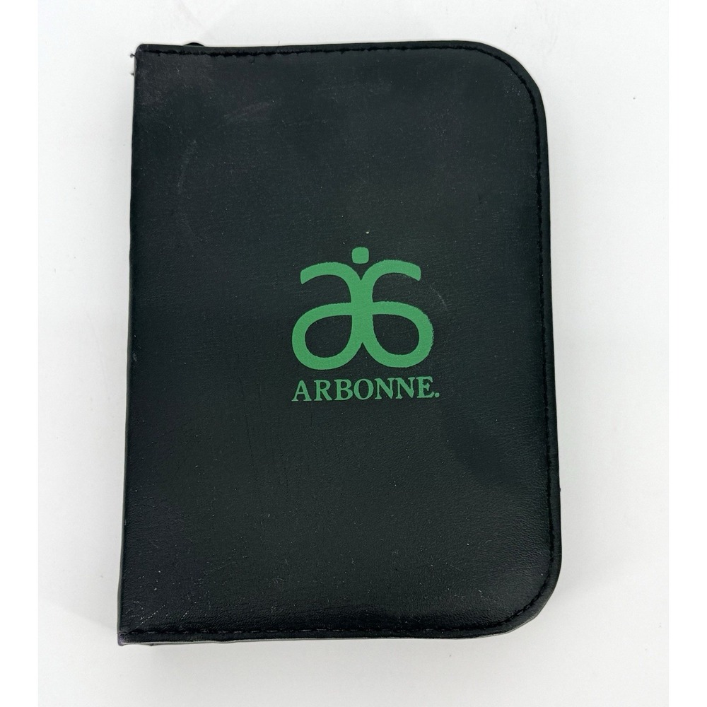 Arbonne Promo Desk Office Binder Portfolio Supplies Black 8.5"x6" Consultant Kit
